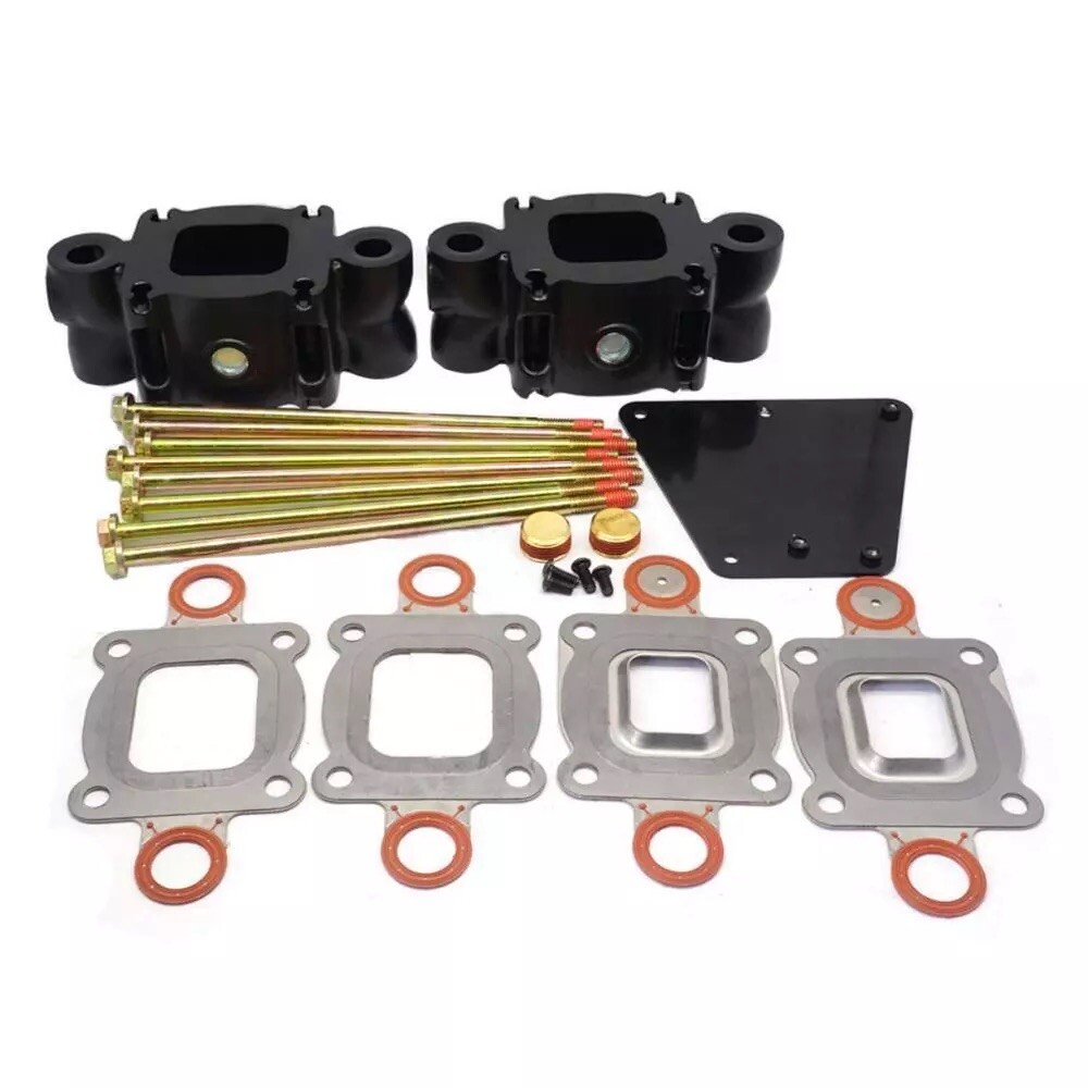 Mercruiser V6 V8 Dry Joint Exhaust Riser Spacer kit 3" 3 inch Replaces 864929A1