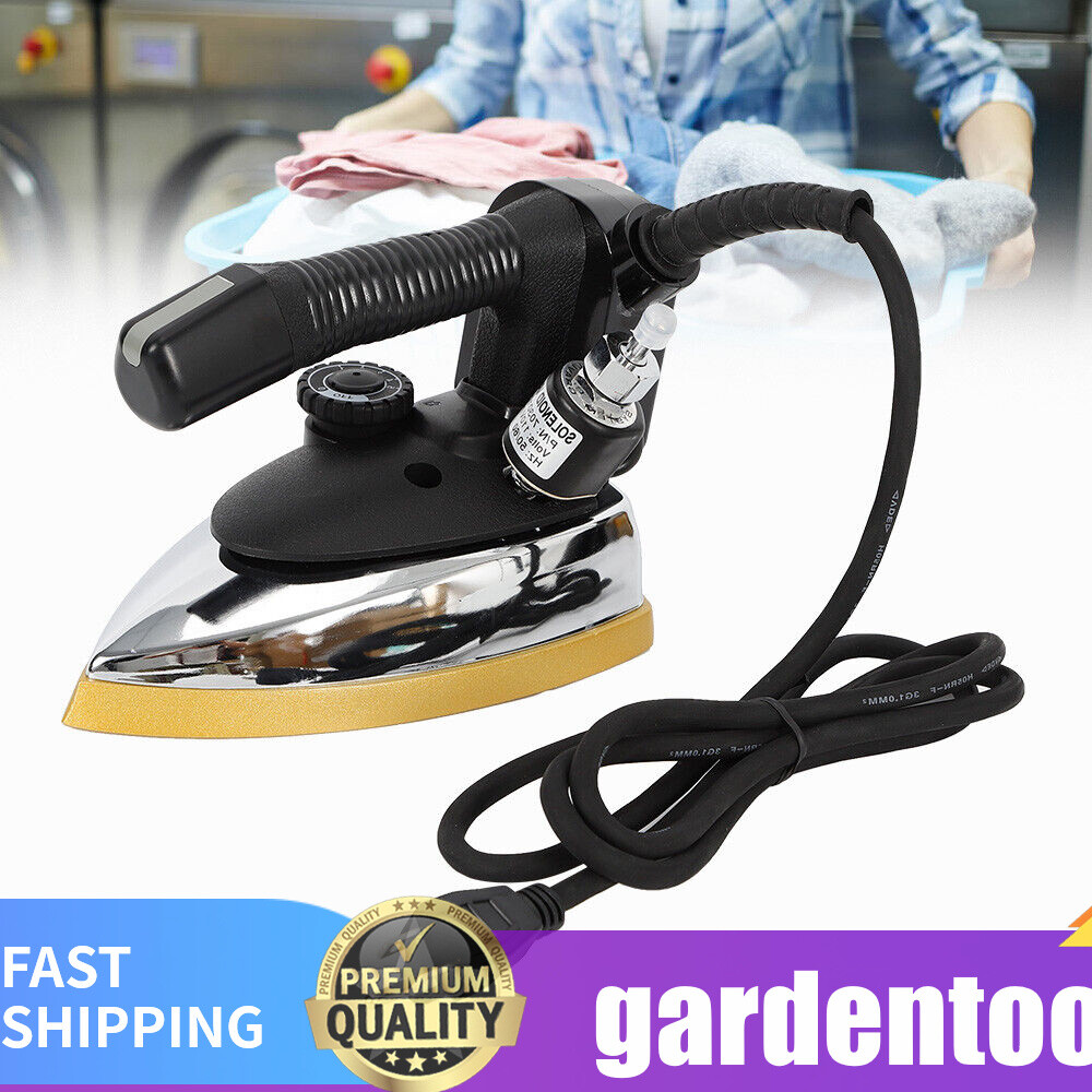 Gravity Feed Steam Iron Industrial Iron Steamer 60~220℃ With 3L Tank 110V 1000W