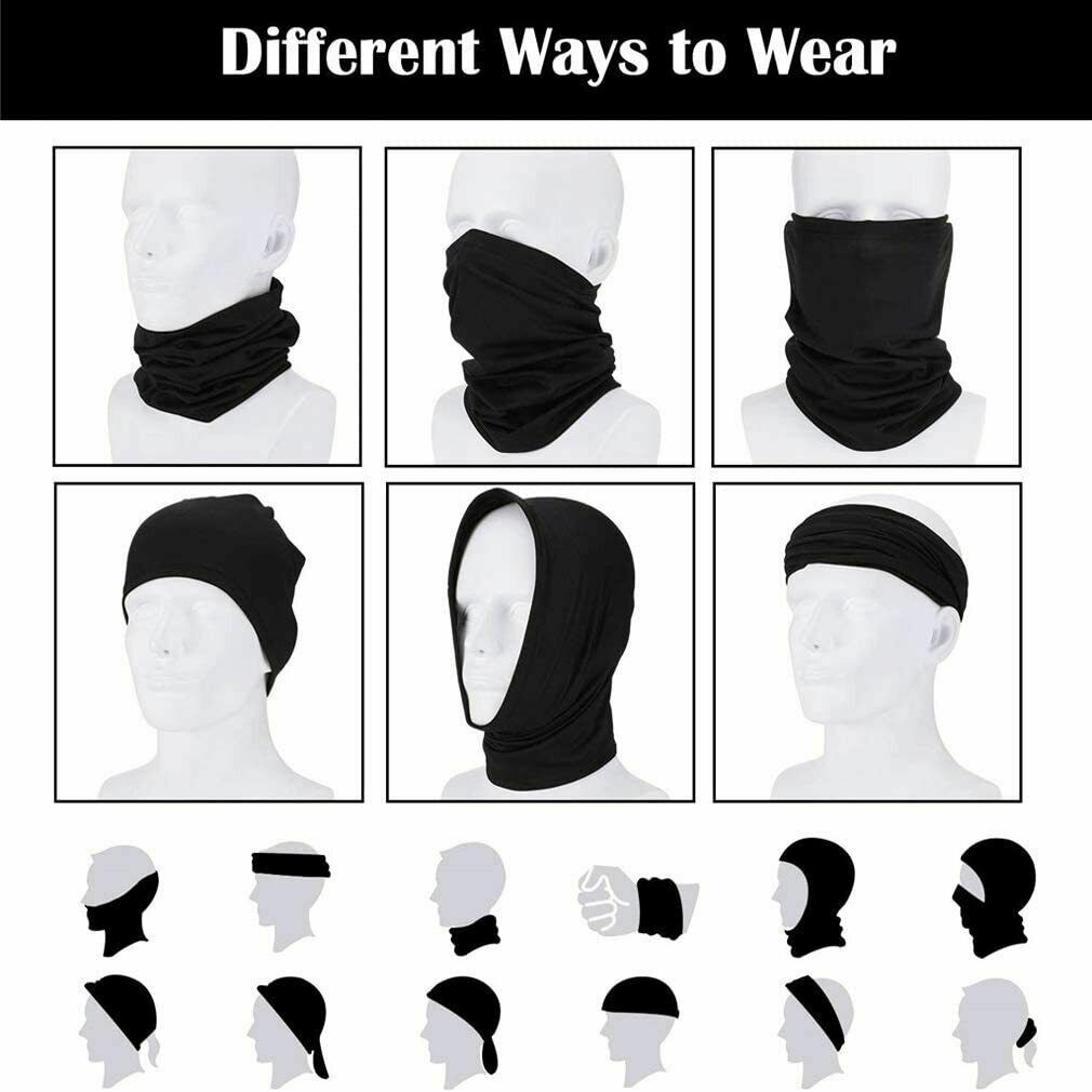 Thin Face Mask Neck Gaiter Sun UV Shield Breathable Cooling Bandana Balaclava US
