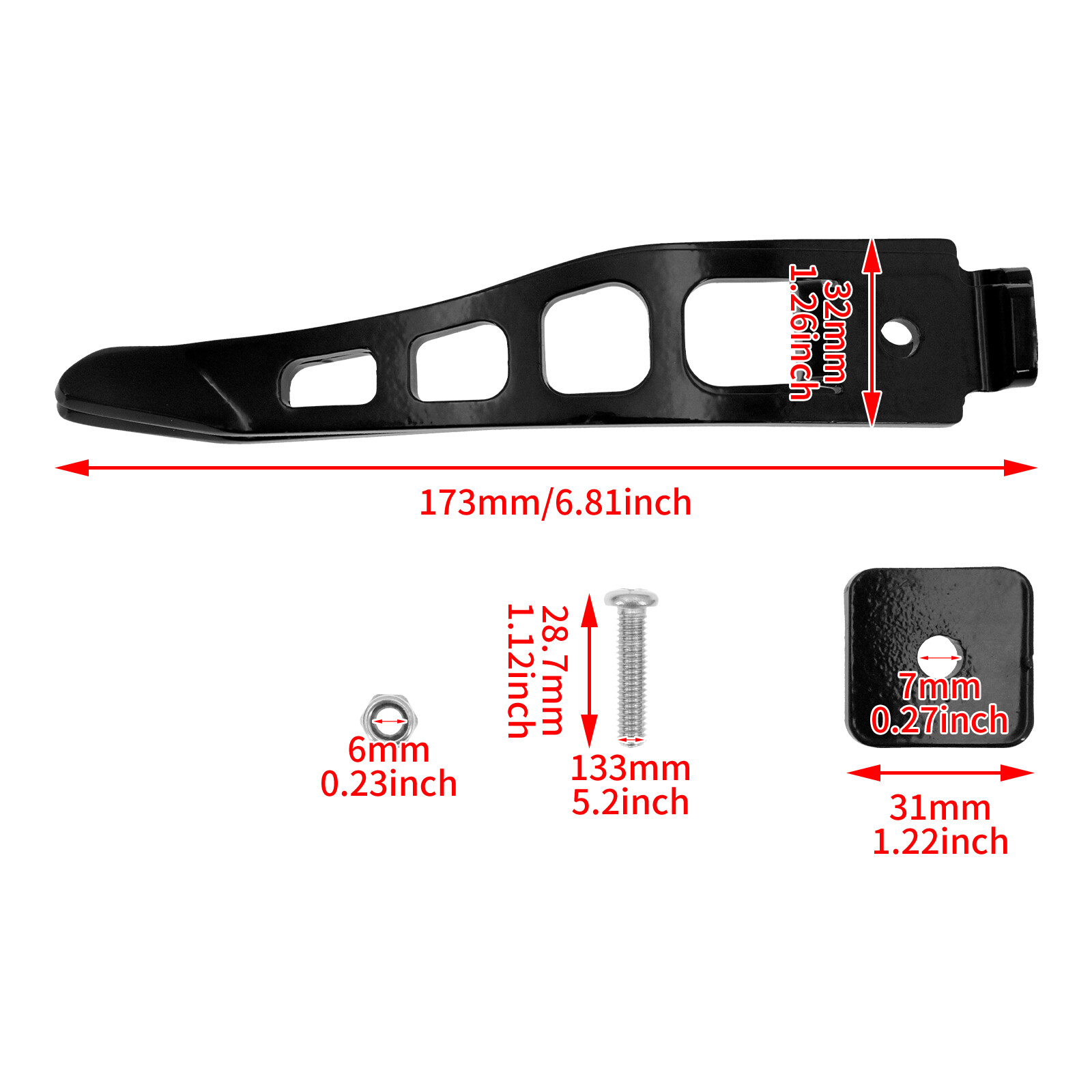 Black Stand Kickstand Extension Fit For Harley 1993-2017 Dyna Fat Bob Low Rider