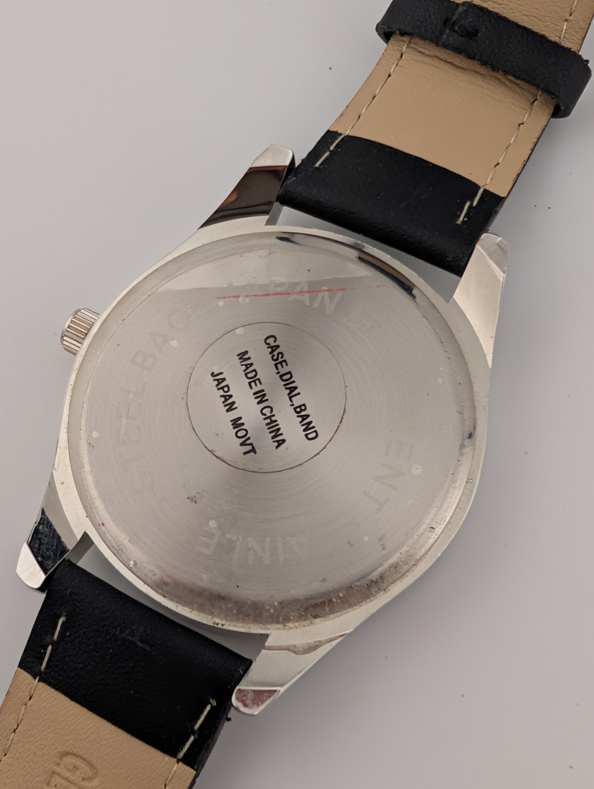 Seneca Allegany Casino Watch 2004-2014 Men Black Leather Band- New Battery