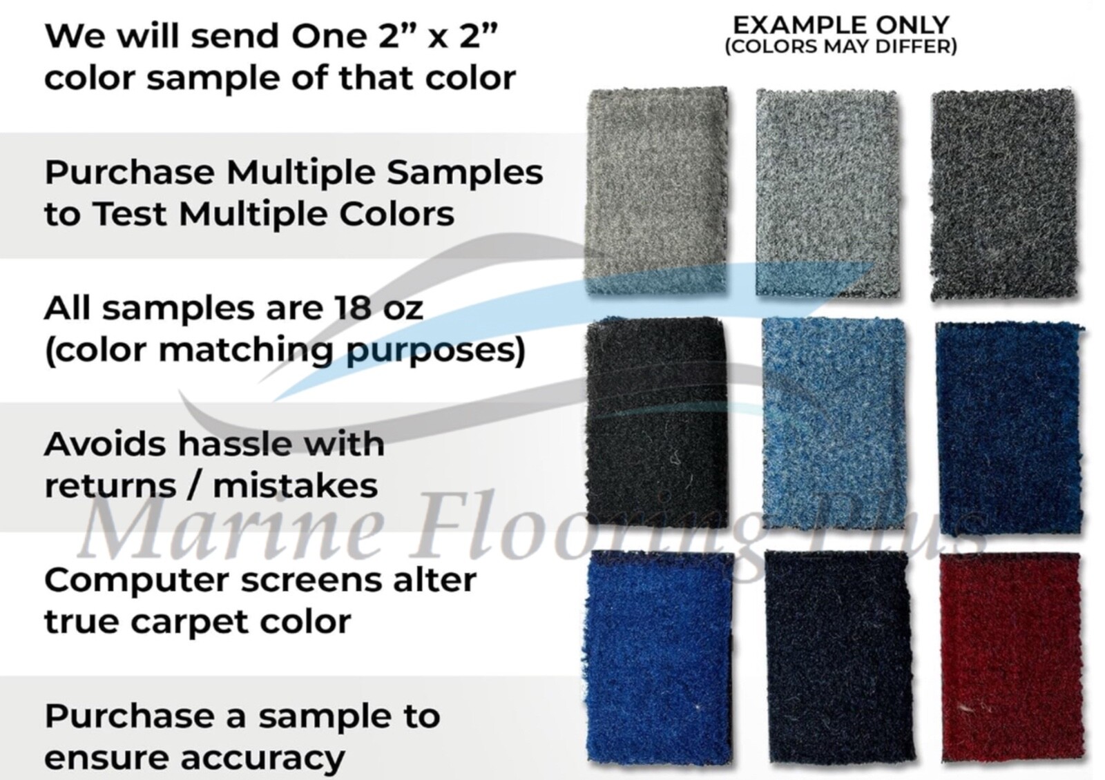 8 1/2 Foot Wide 20 oz. Bass Boat Marine Replacement Carpet by various lengths