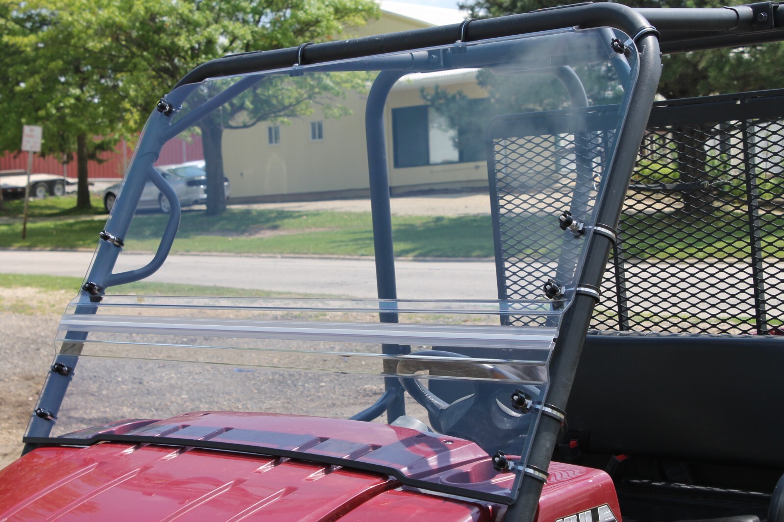 A & M Fold-up Windshield Compatable with Kawasaki Mule 4000 & 4010