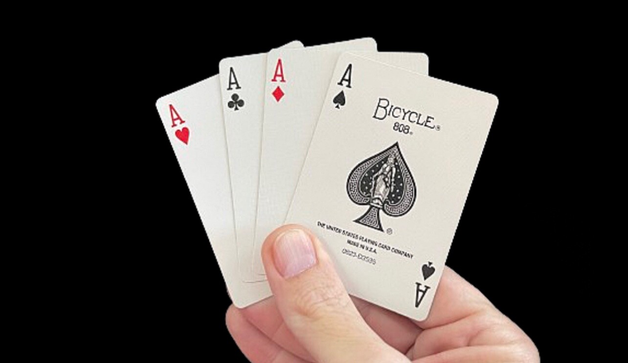 Double Face Aces - Magic Gaff Cards - Bicycle Cards