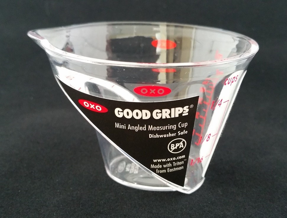 2 oz Kitchen & Bar PROFESSIONAL Mini MEASURING Cup Angled Jigger Shot Multi Tool