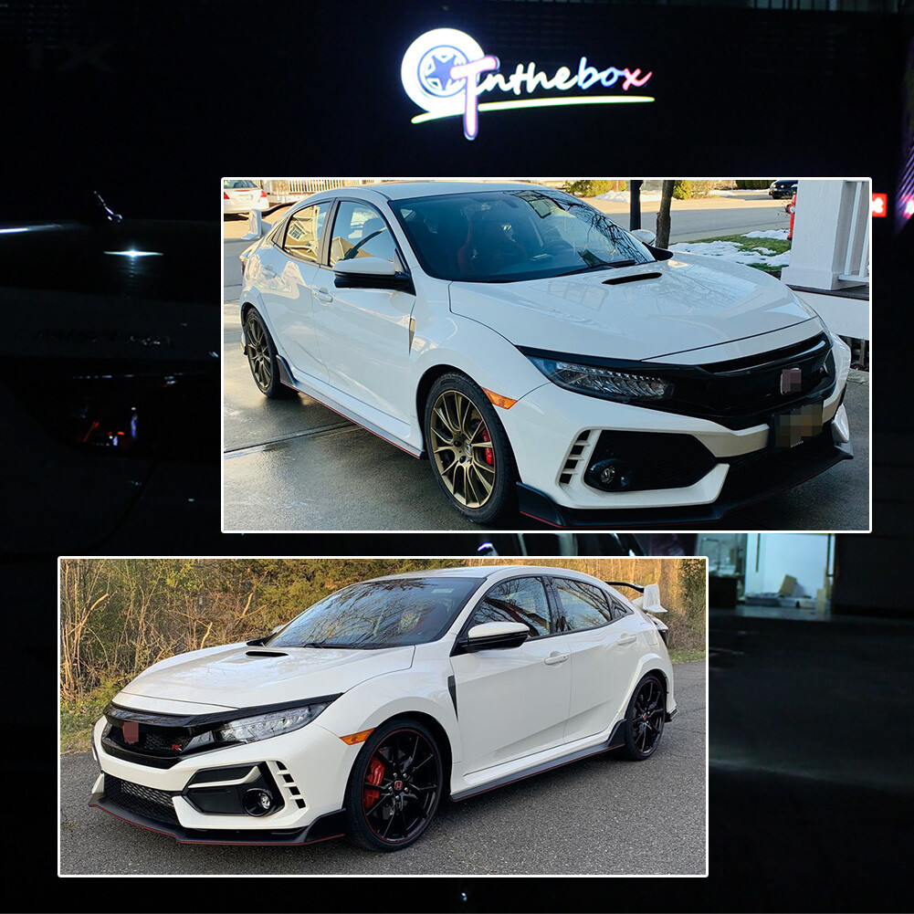 For 2016-2021 HONDA CIVIC Front Fender Side Marker Light Set RH LH W/ LED Bulbs