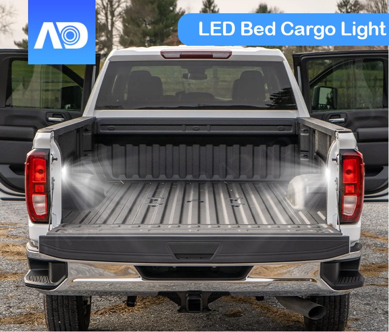 2PCS LED Cargo/Trunk Light For Chevrolet Silverado/GMC Sierra 1500 2500HD 3500HD