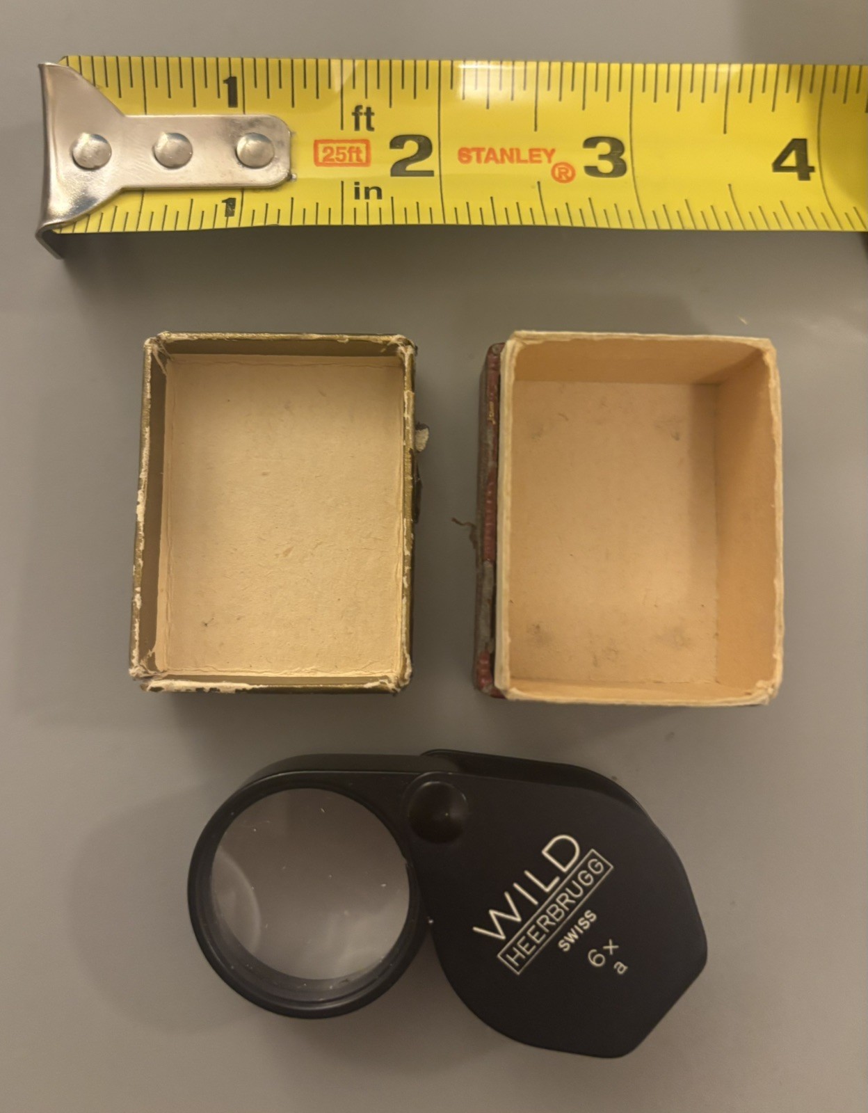 Wild Heerbrugg Folding Metal Loupe Magnifier 6x