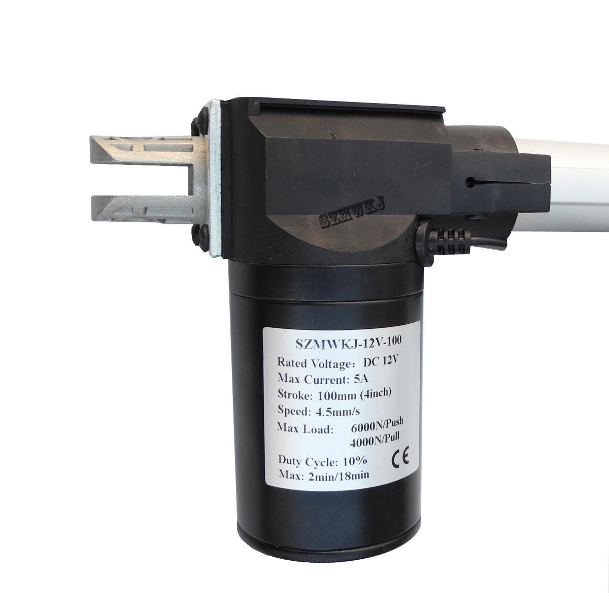 4"-18" 6000N Electric Linear Actuator 1320lbs Max Lift Heavy Duty 12V DC Motor