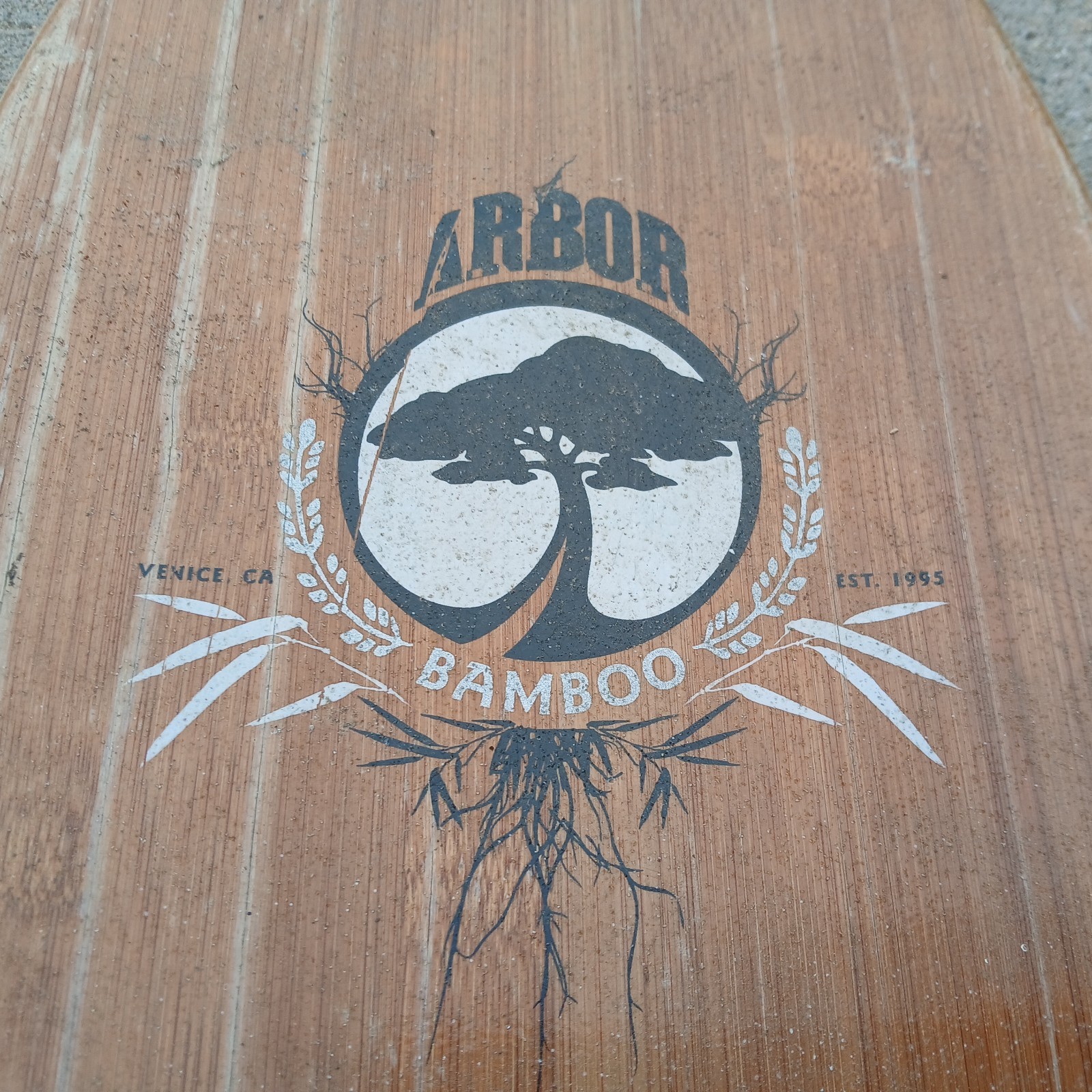 Arbor Bamboo 30.5” x 9.25" Skateboard Deck Koi Fish Cruiser Fish Swallowtail