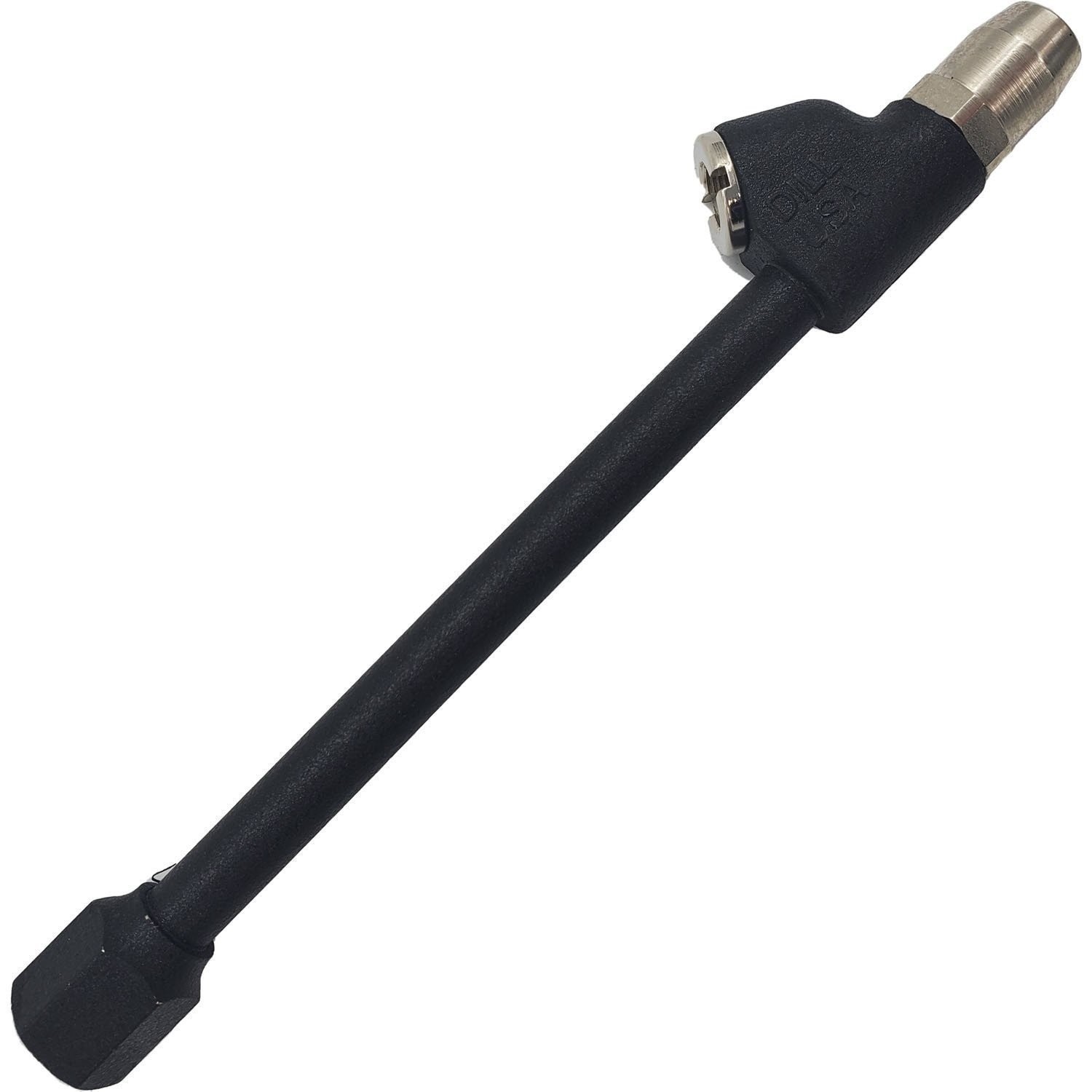 Dill 6175-USA 7" Dual Foot Lock On Air Chuck with 30° Reverse Angle - Black