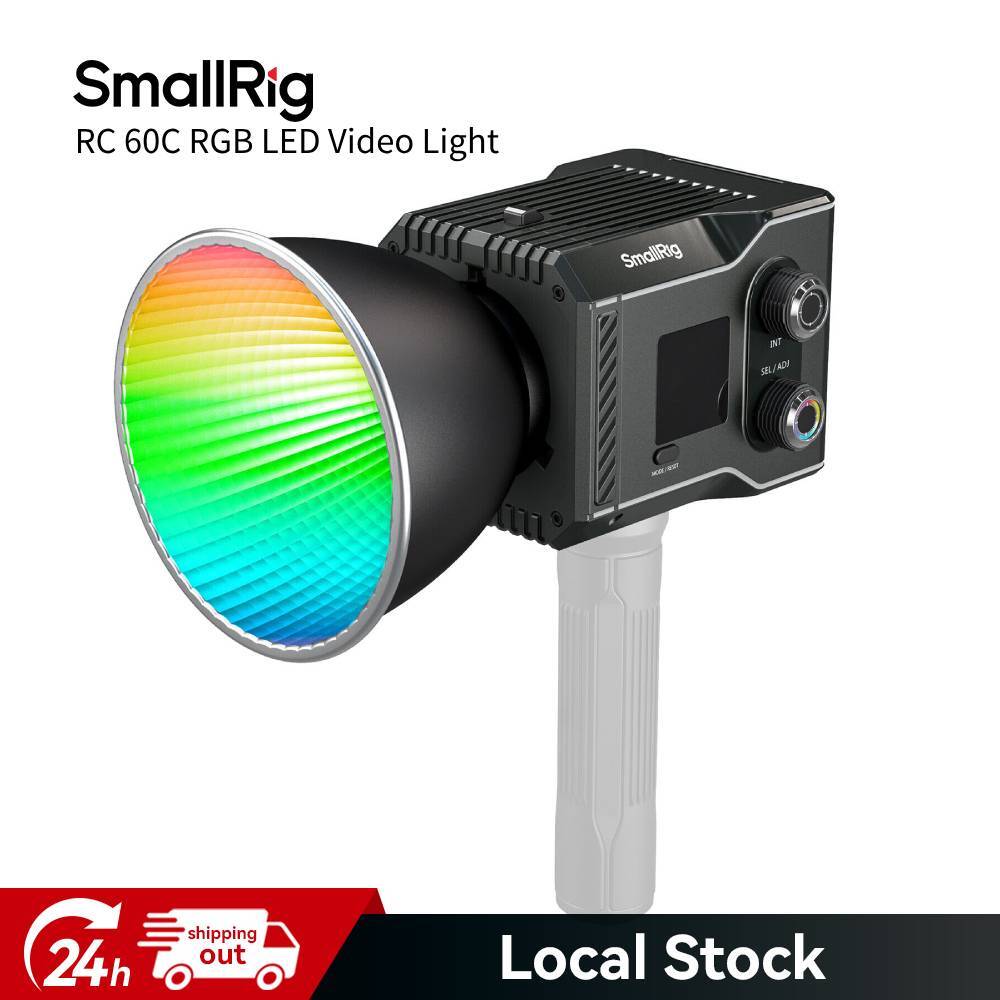 SmallRig RC 60C RGB LED Video Light Built-in Battery 2500K-10000K 4808