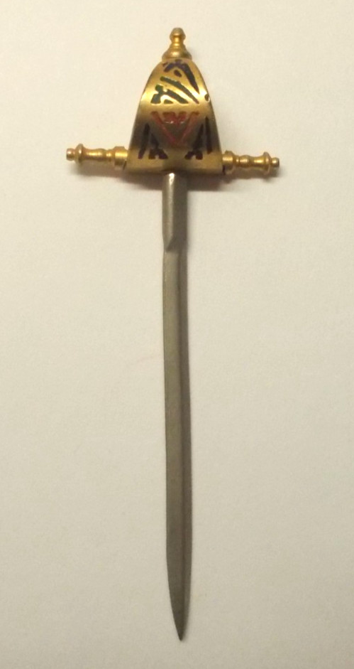 Vintage Toledo 6 Spanish Sword Cocktail Skewers Missing 2