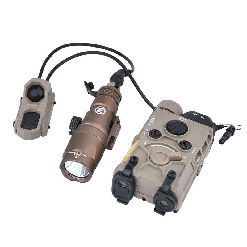 Tactical OGL RED Green Blue IR laser M600 M300 Hunting Flashlight AXON Switch