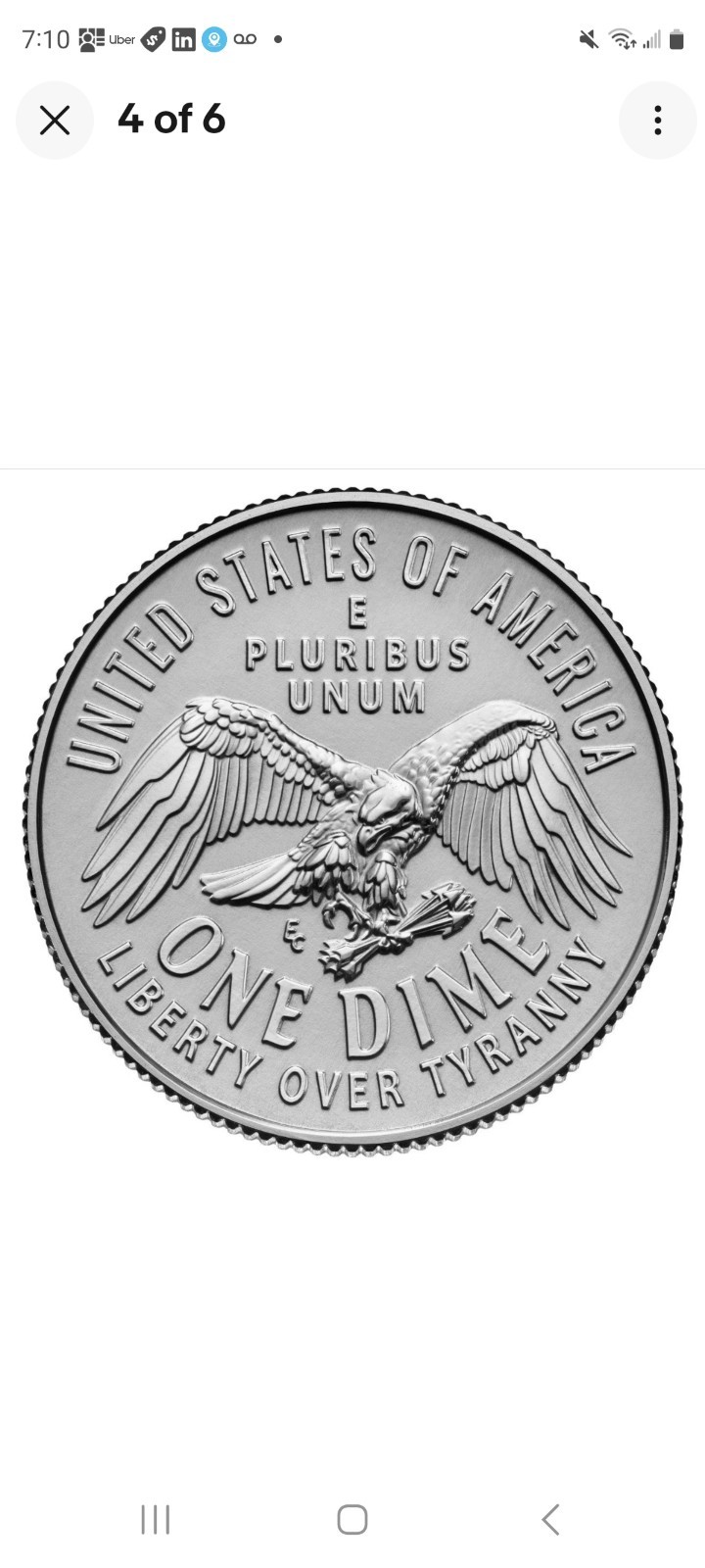 New 1776-2026 P&D Semiquincentennial Emerging Liberty Dimes 2 Coins PRESALE