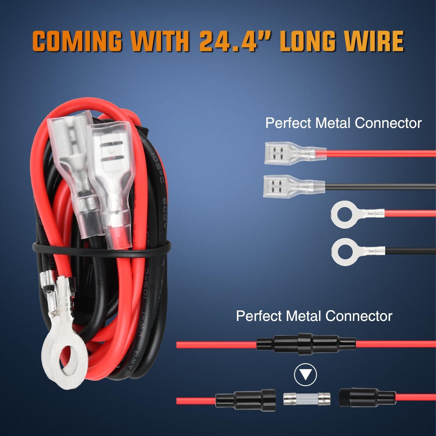 Nilight 2 Pack Cigarette Lighter 12V DC Car Replacement Socket