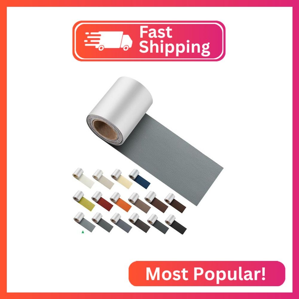 ILOFRI Leather Patch Tape, Vinyl Repair Kit 3 x 60 inches Leather Repair Patch f