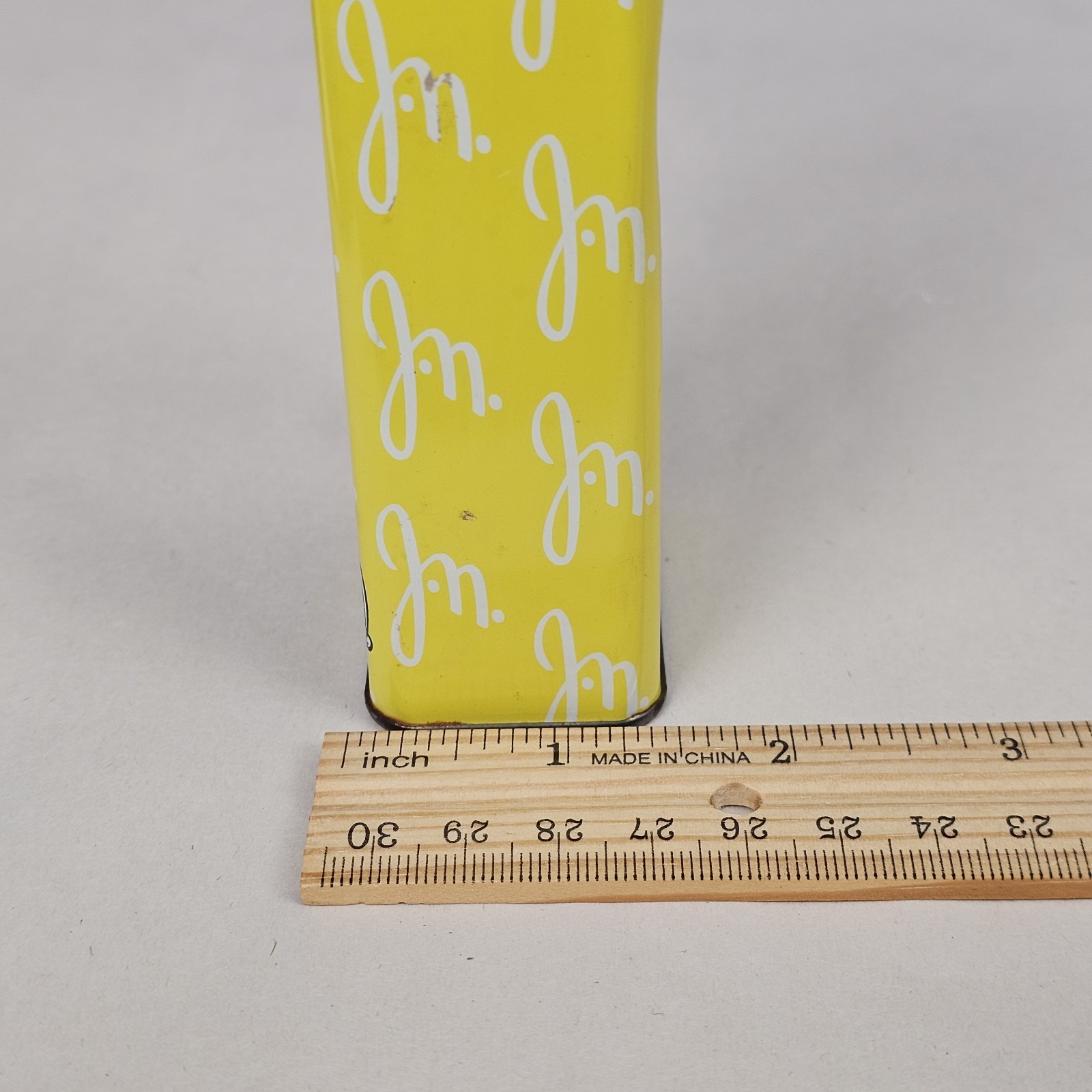 Vintage Jean Nate Talc Powder Tin 4oz USA 1950s No. 60