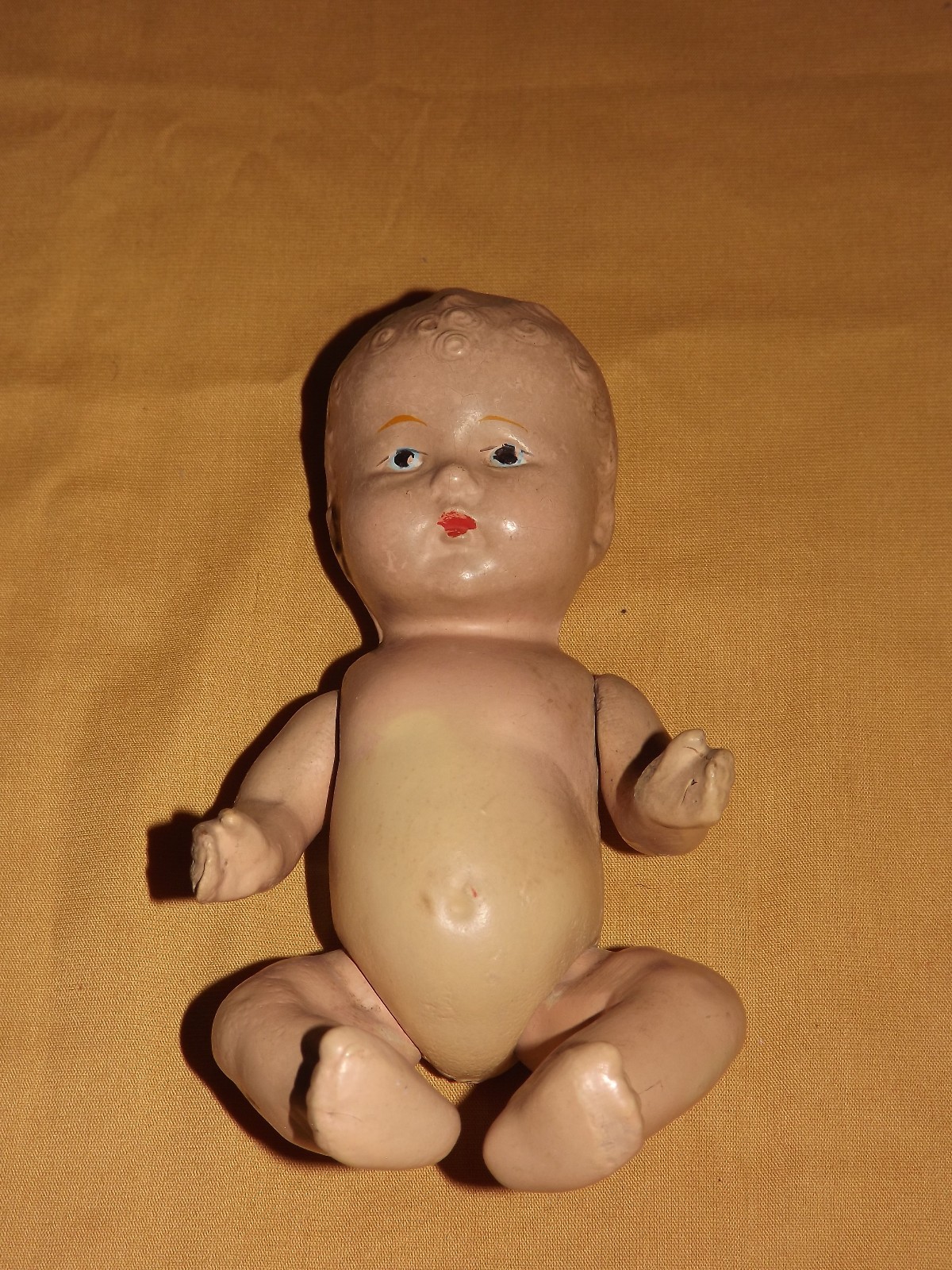 VINTAGE TOY 9" HIGH COMPOSITE BABY DOLL IN SUNSUIT