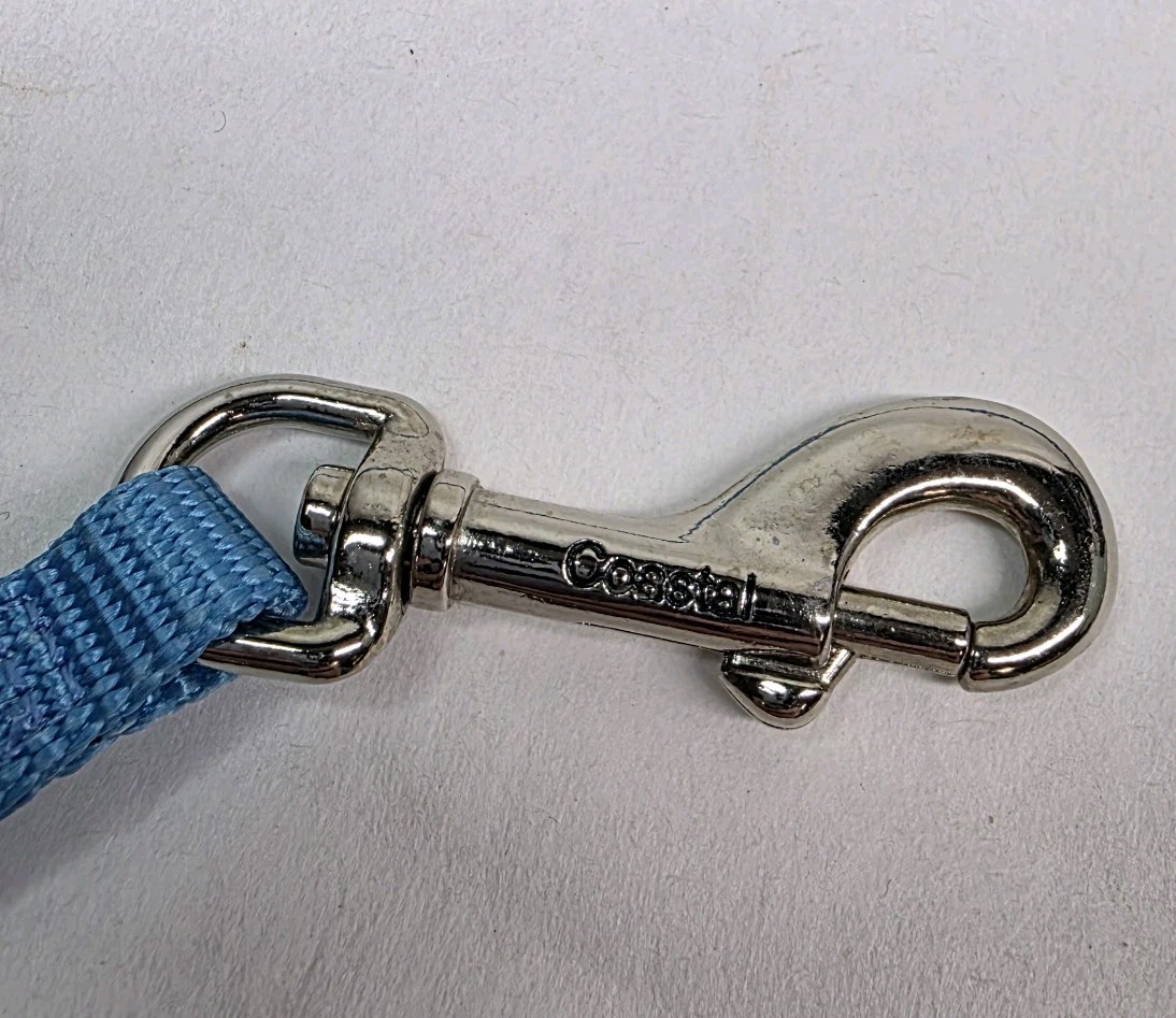 Adjustable Cat Harness W/Leash Blue One Sz Fits Most Adjustable Great Condition