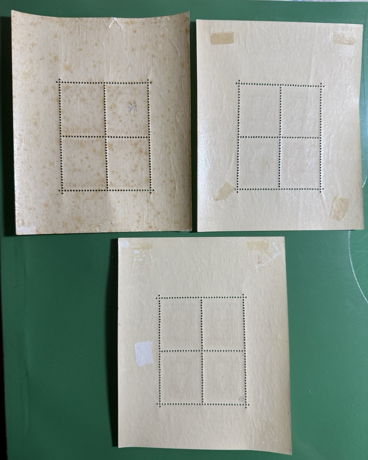 Poland, 1937 Leaders 3 Souvenir Sheets -Mint Hinged (Stamps are NH) Sc# 314-316