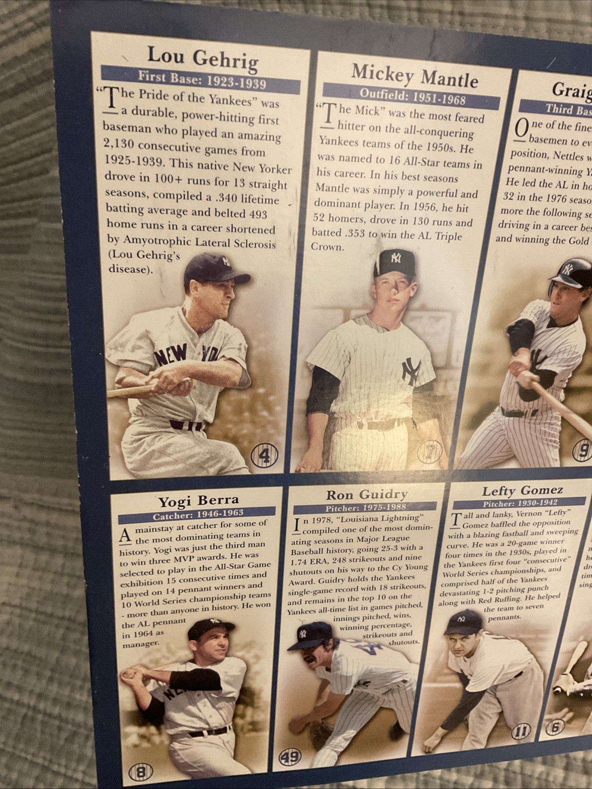 NEW YORK POST**YANKEES IMMORTALS 2005 MEDALLION COLLECTION [ COMPLETE ]