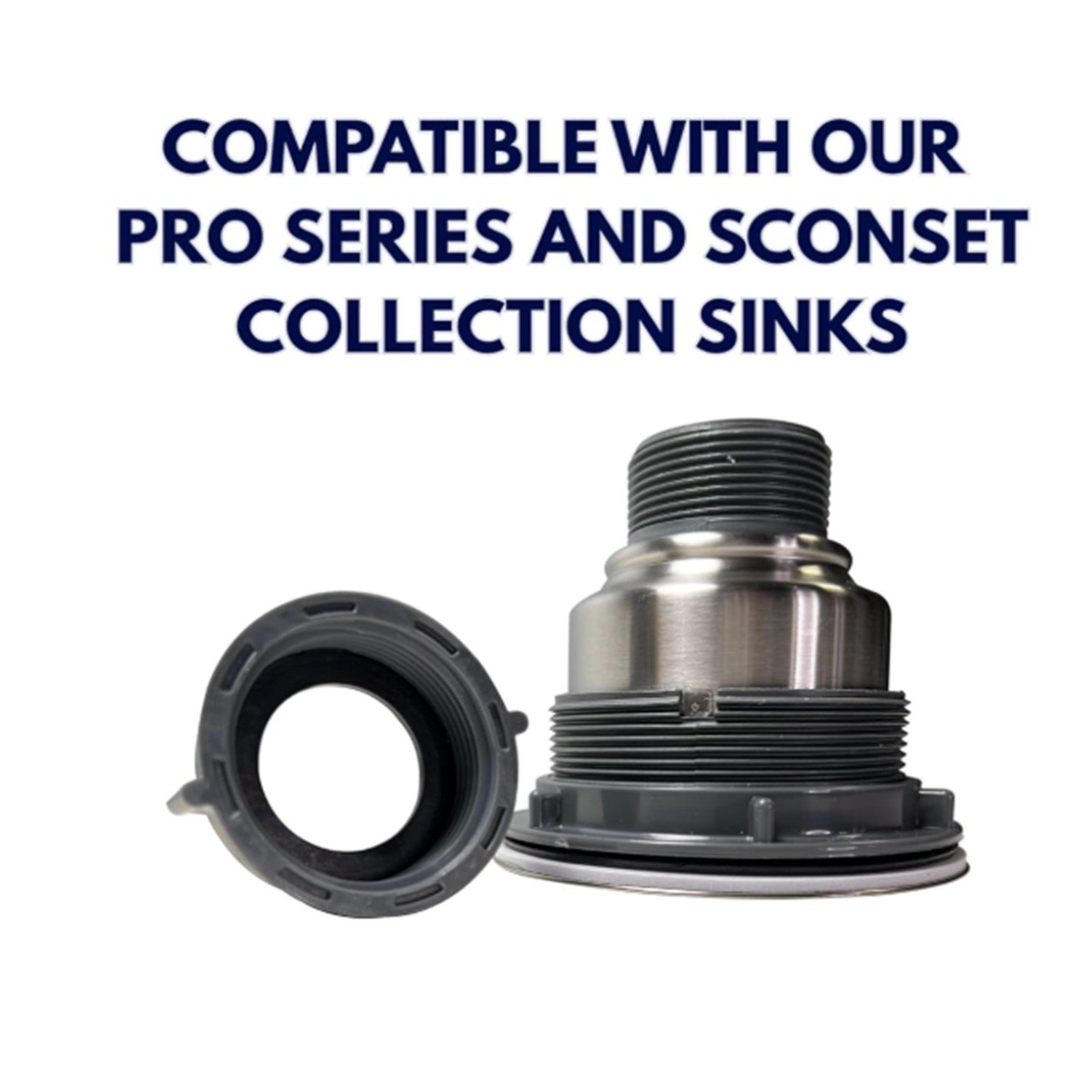 Stainless Steel Kitchen Sink Strainer with Removable Deep Basket & Sealing Lid –