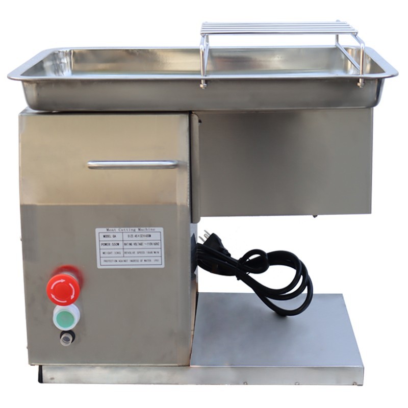 Open Box! QX Stainless Commercial Meat Cutting Machine Body without Blade 110V