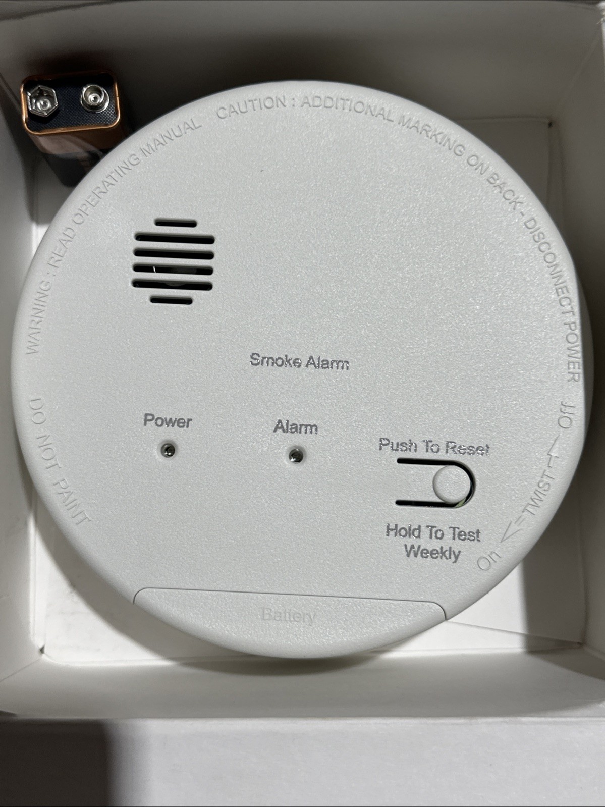 🔴NEW🔴Gentex S1209F Photoelectric Smoke Alarm w/ Battery Backup‼️