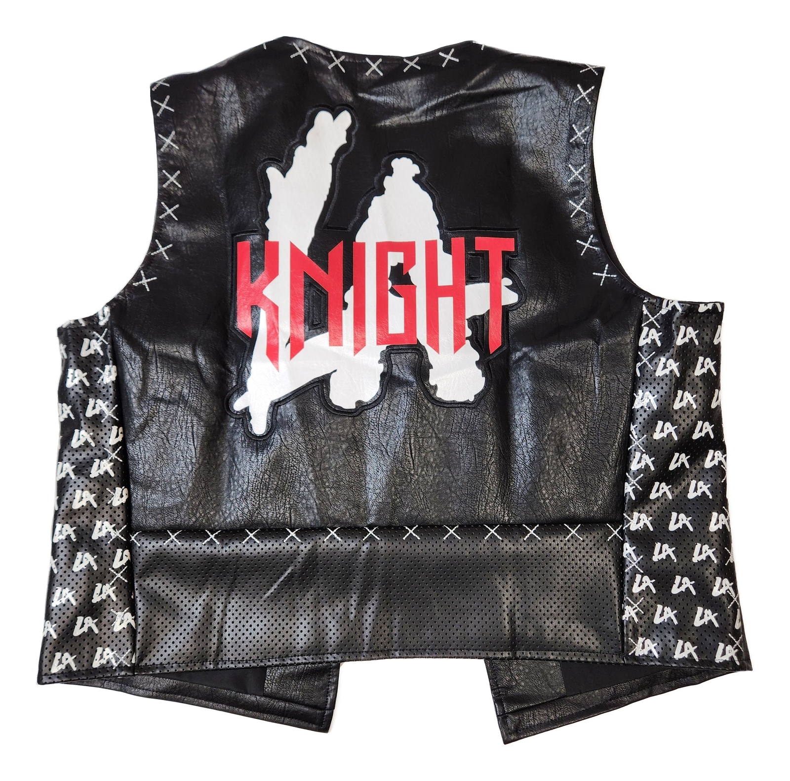 LA Knight Yeah! WWE Mens Black Replica Vest