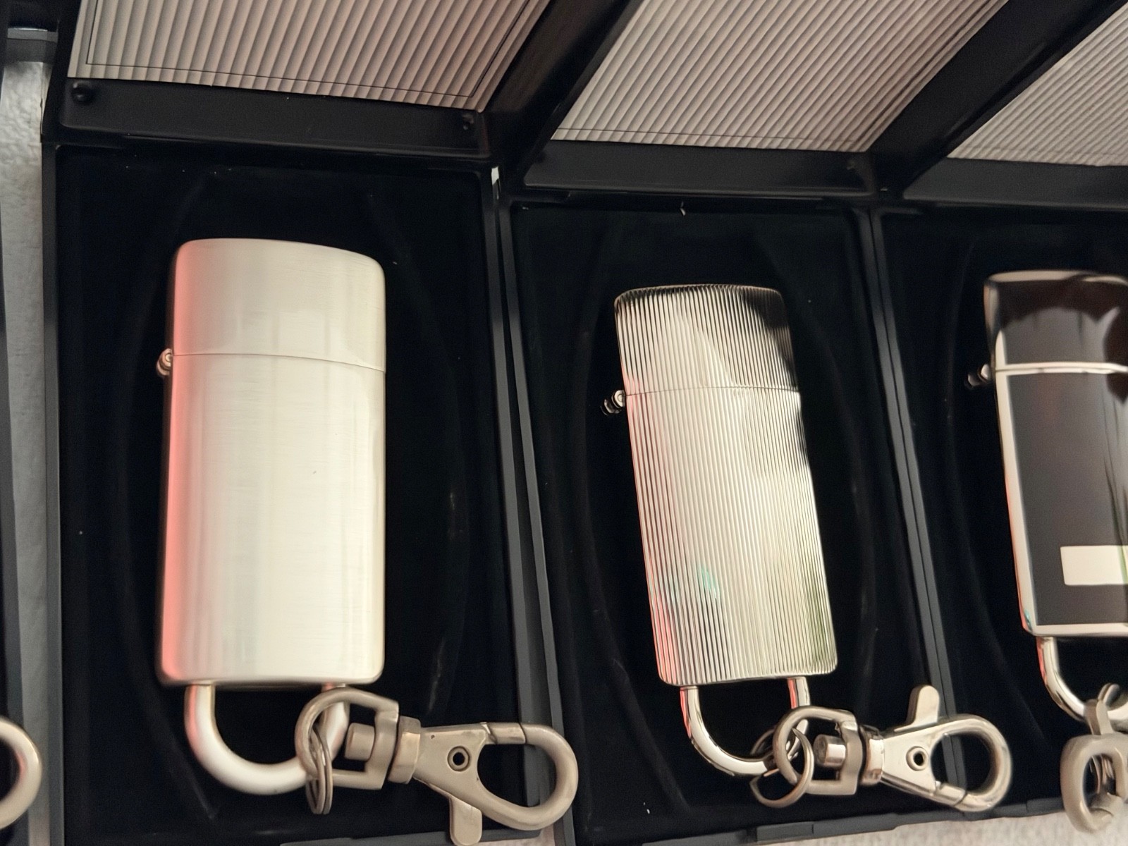 Brand New NOS Sarome Cigarette Cigar Lighter Lot Tobacciana Clip Chain Lot 12