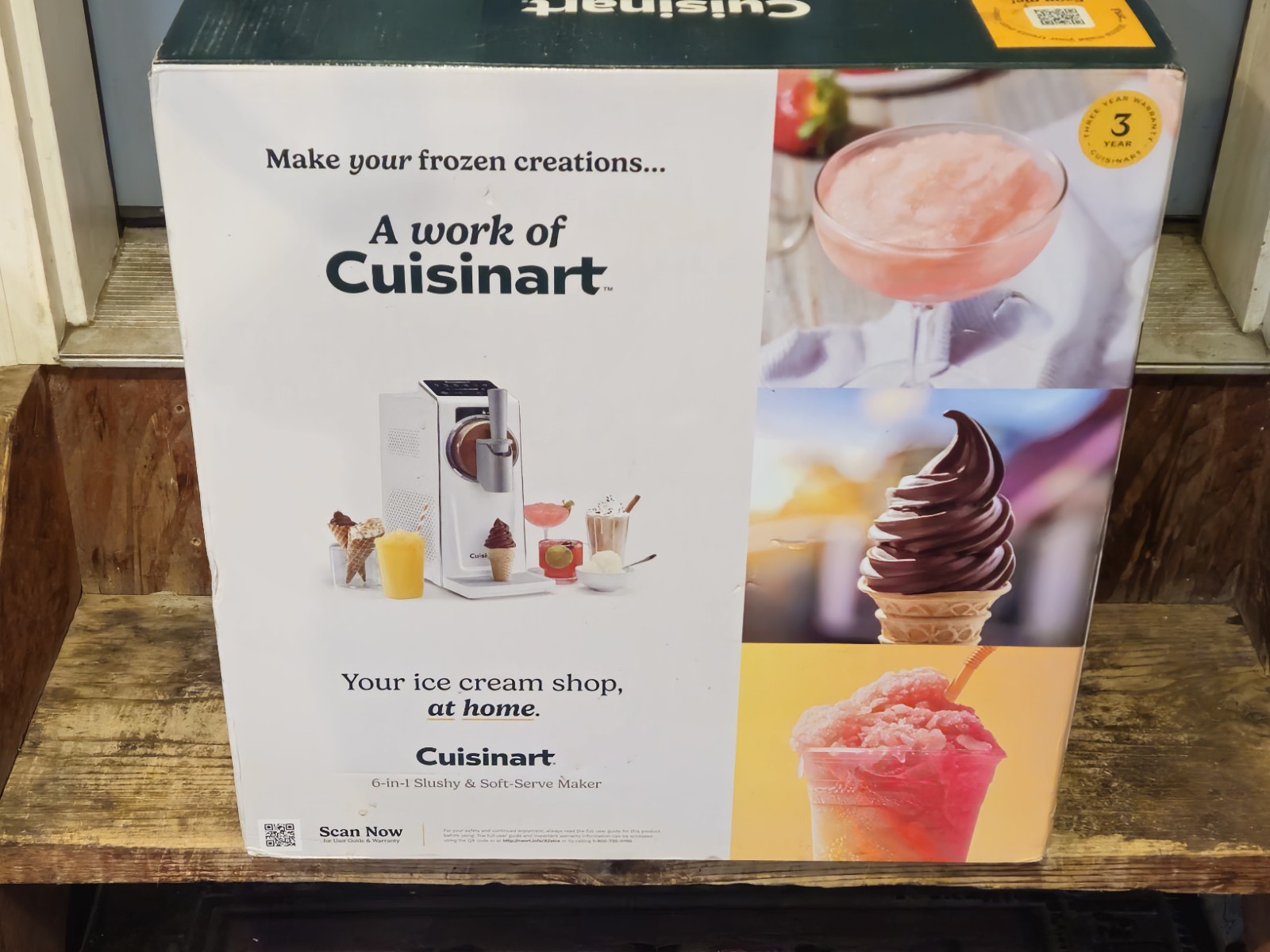 Cuisinart Slushy & Soft-Serve Ice Cream Machine Multi-Function 6-in-1 Ice-200