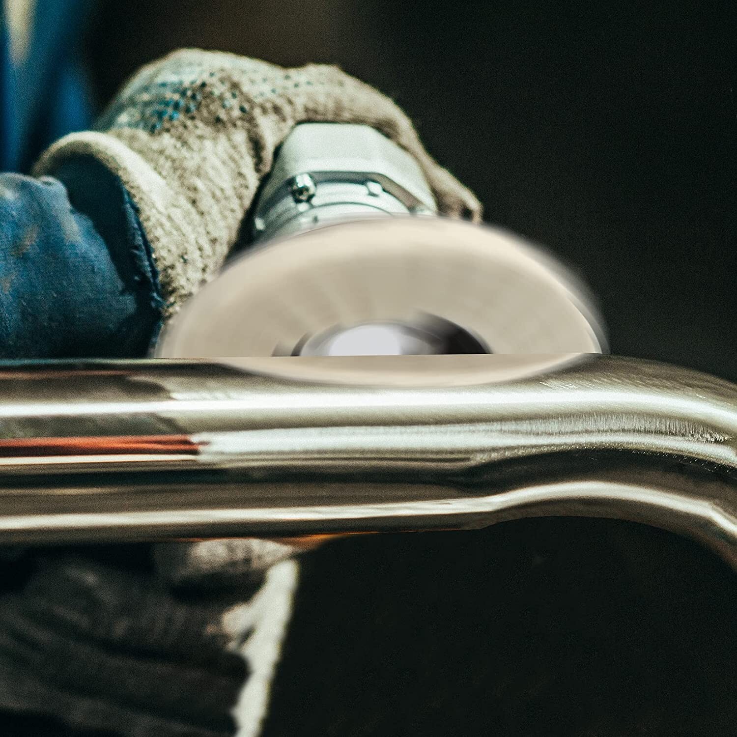 SHALL 4-1/2" Wool Polishing Discs Finishing Wheel Buffing Pads,for Angle Grinder