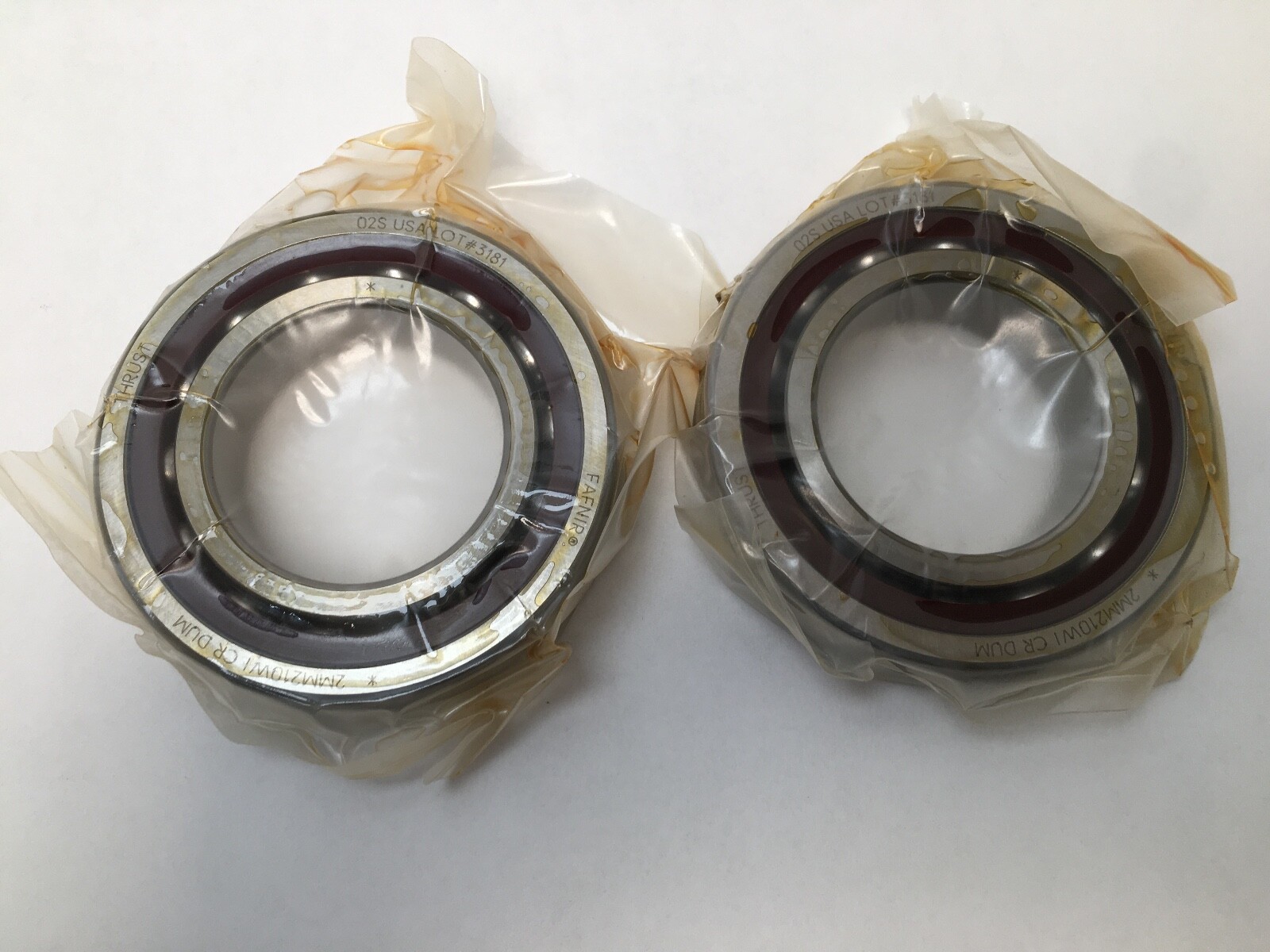 Fafnir 2MM210WI-DUM Angular Bearing 50x90x20mm 2MM210WI CR DUM 7210 USA 2 Pcs