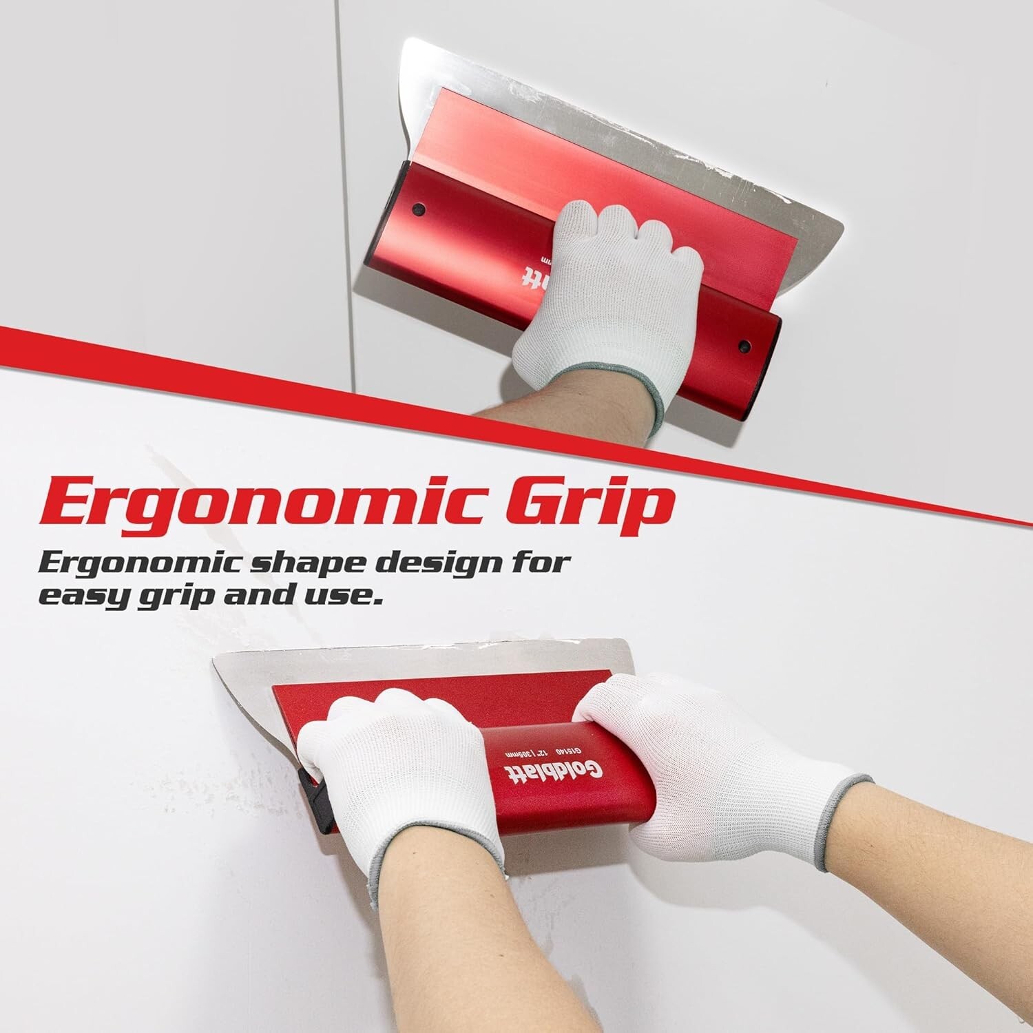 Goldblatt 24''/32''/12''/16'' Drywall Skim Blade 0.3mm Stainless Steel Skim Coat