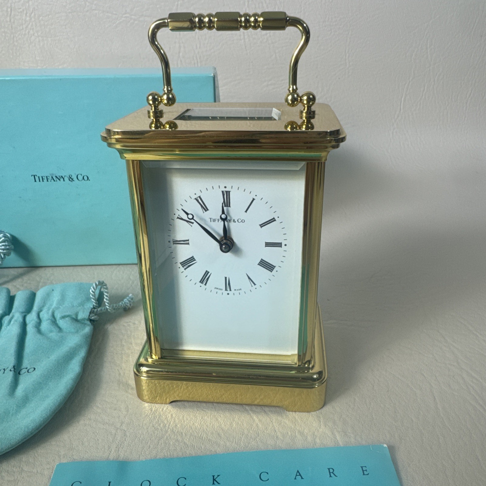 Tiffany & Co. Fine Carriage Clocks Matthew Noeman Switzerland #1754 CC