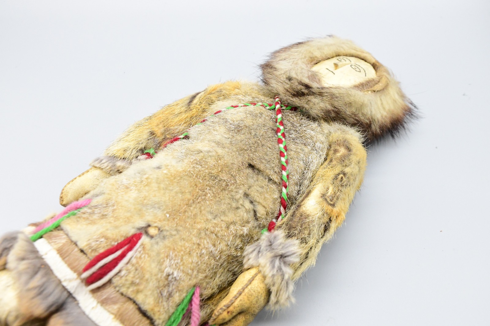 Inuit Fur Coated Antique Doll 19th Century
