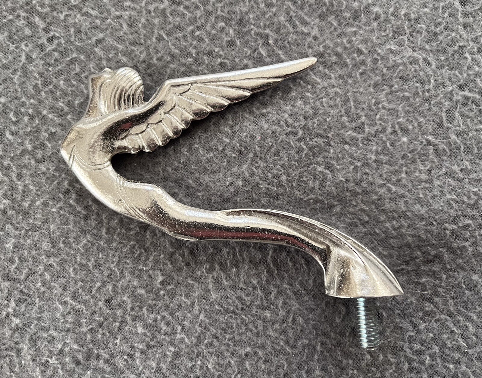 Unique, WINGED GODDESS FLYING LADY HOOD ORNAMENT
