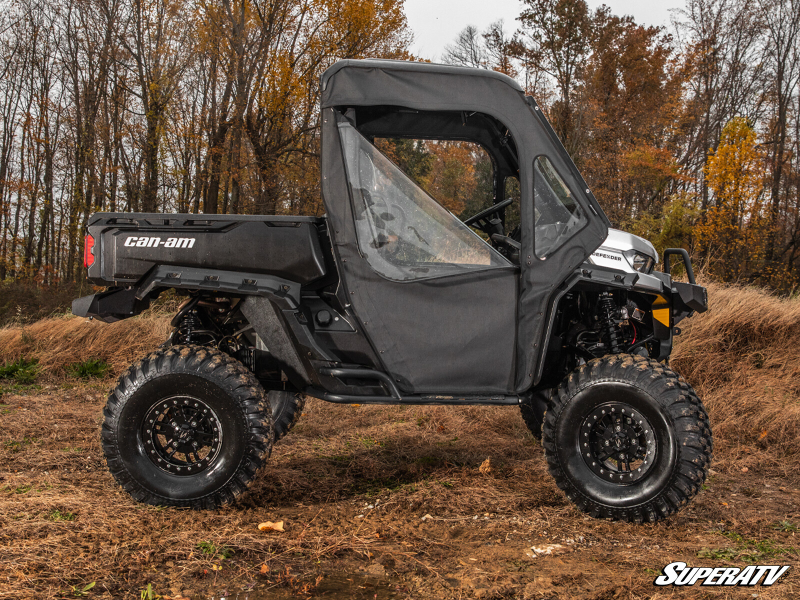 SuperATV Primal Soft Cab Enclosure Doors for Can-Am Defender (2 Seater)