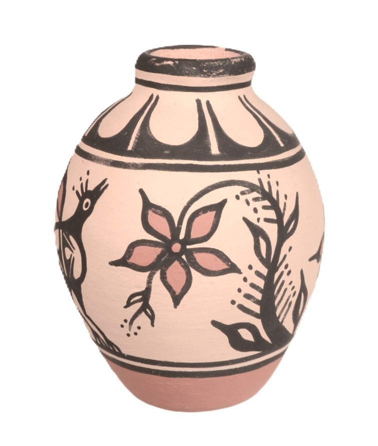 Santo Domingo Pueblo Pottery By Thomas Tenorio Late 20th Century Size 2.625" H