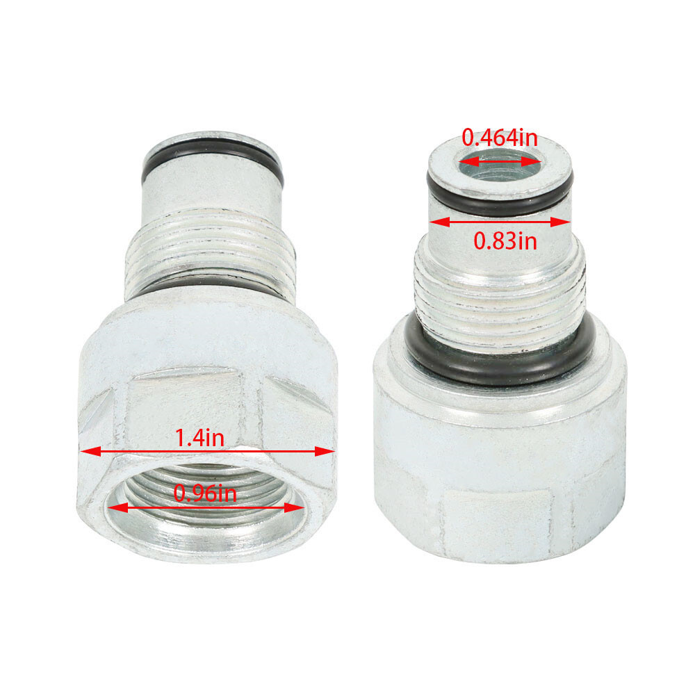 2 Spool 21GPM Hydraulic Directional Control Valve w/Joystick / conversion plug