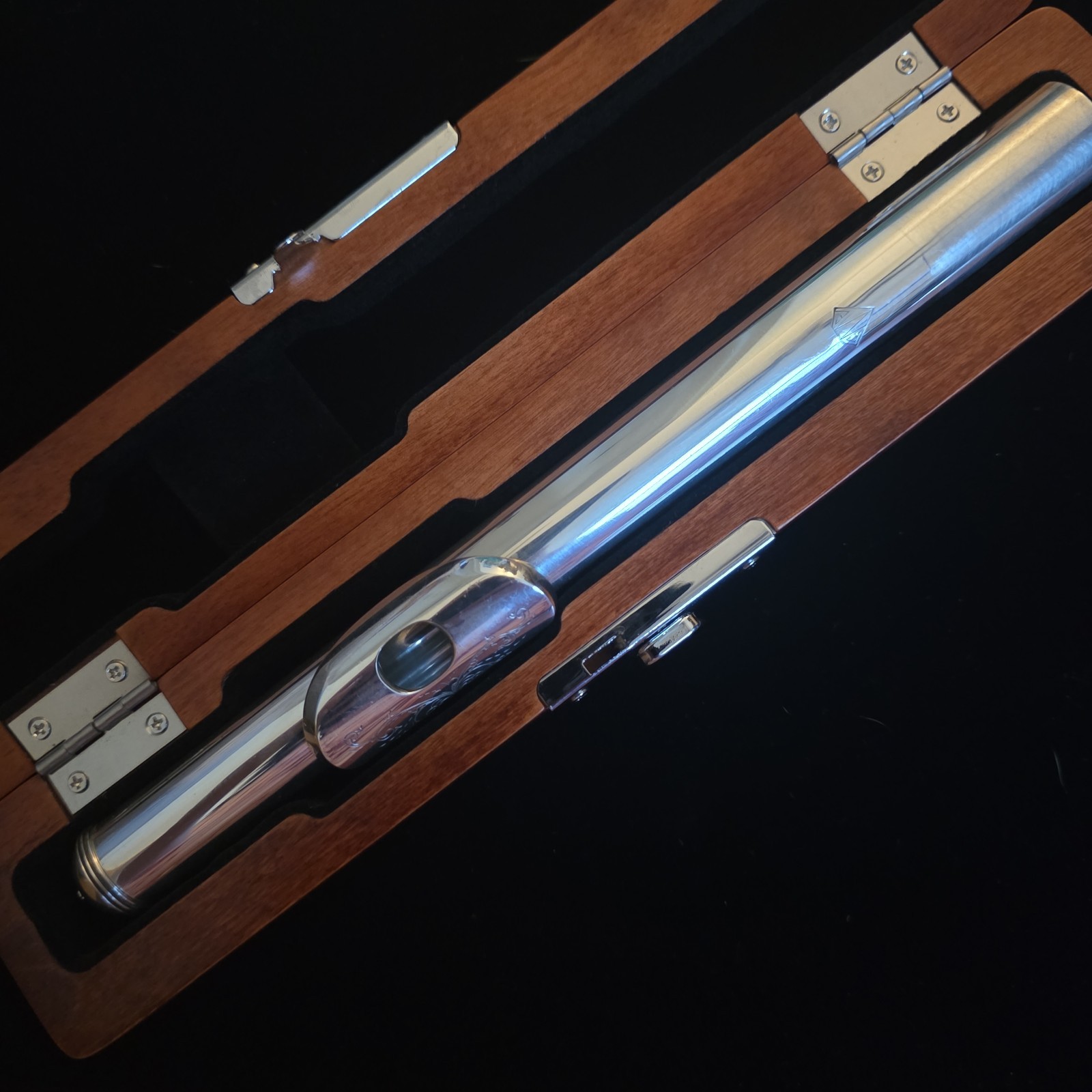 Chris McKenna Sterling Silver Flute Headjoint Engraved Lip .014 Thinwall