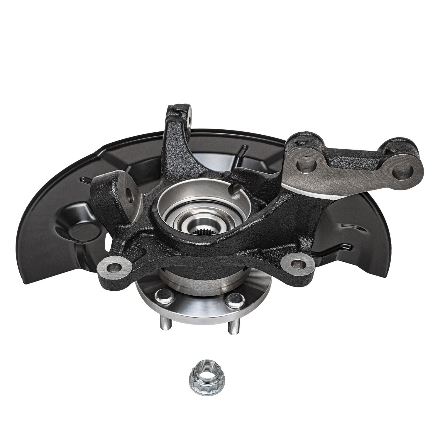 Front Steering Knuckle+Wheel Hub Bearing for 2012 2013 2014 - 2017 Toyota Camry