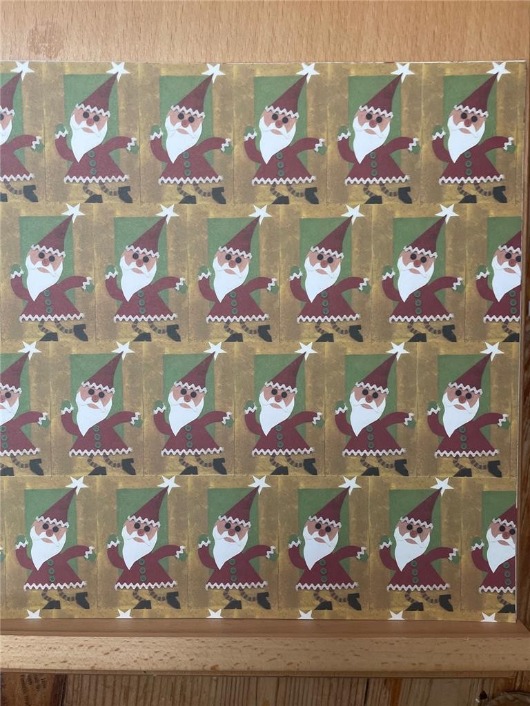 NEW LOT 1 OF VINTAGE RUSTY PICKLE PAPER 12 X12" 18 SHEETS single sided