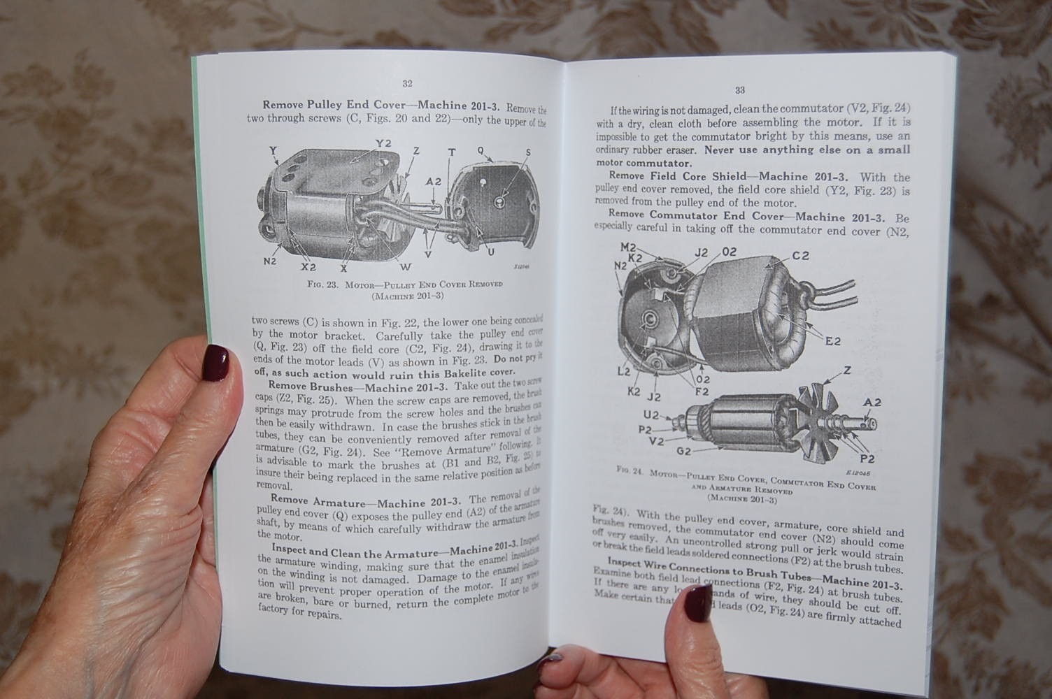 Singer Adjusters Manual for Service and Timing of 201 and 1200 Sewing Machines