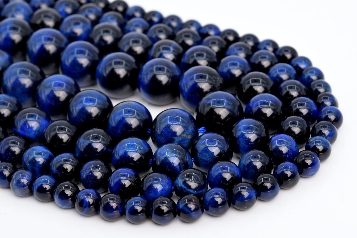 Lapis Lazuli Blue Tiger Eye Beads Round Loose Beads 4/6-7/8/9-10/12MM