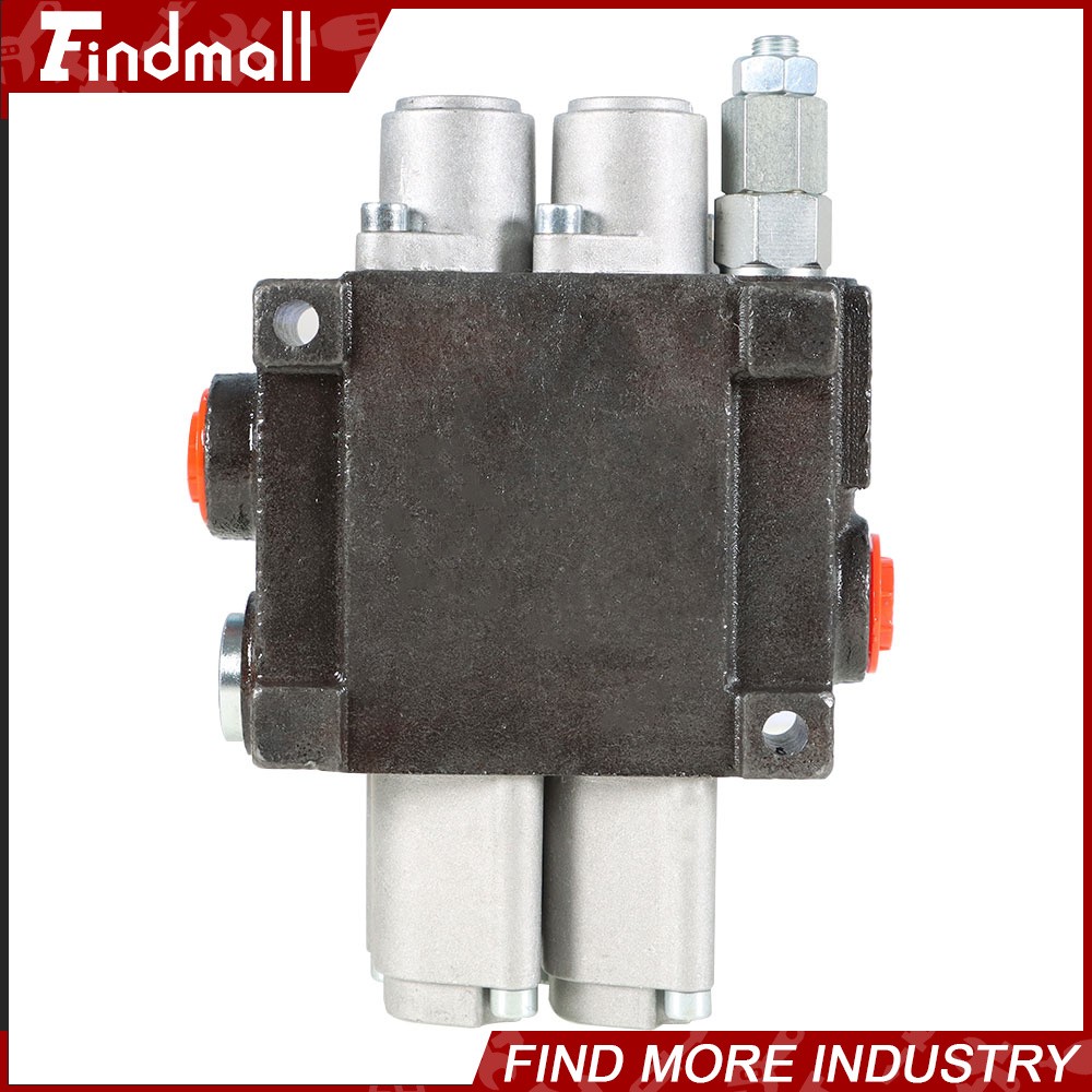2 Spool 11 GPM Hydraulic Monoblock Double Acting Control Valve SAE Ports