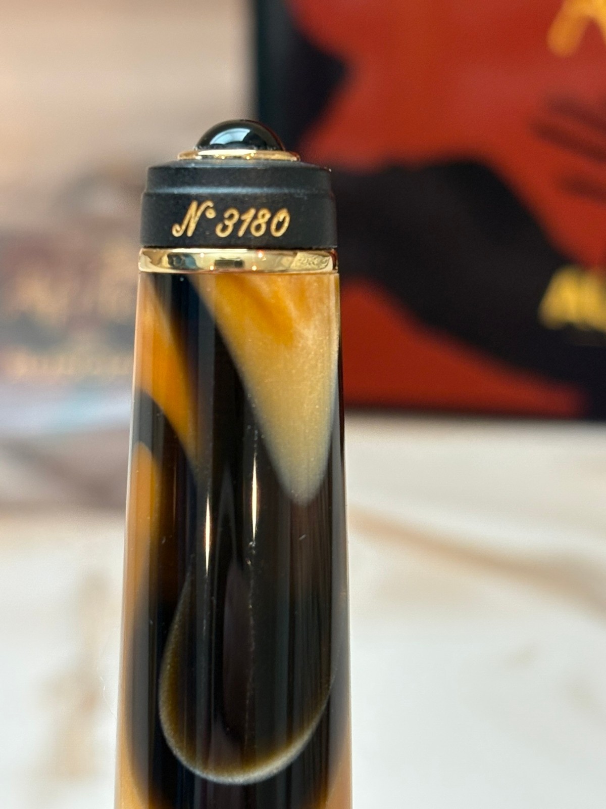 Aurora Africa Fountain Pen- EXCELLENT Cond., WITH BOX AND INK. LOOK!