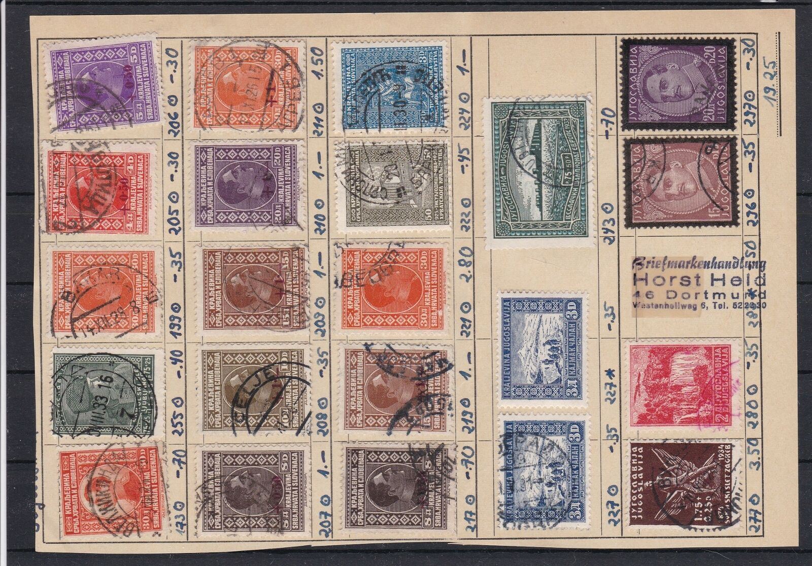 Yugoslavia USED Stamps Page Ref 30618