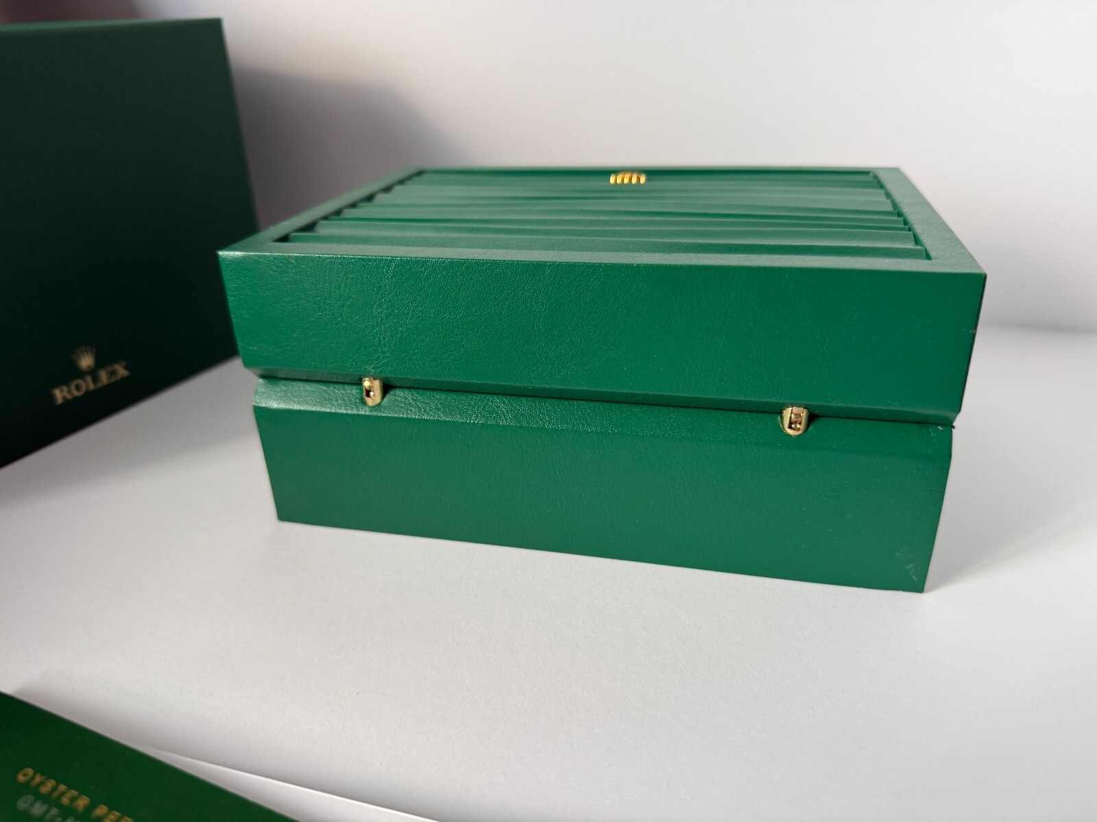 Medium Rolex Box (Green on Green) ref : 53491.02 New Style M ECO